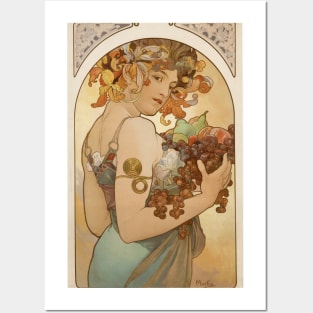 Alphonse Mucha- Fruit Posters and Art